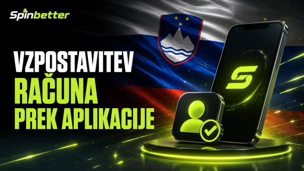 Ustvarjanje računa v aplikaciji SpinBetter